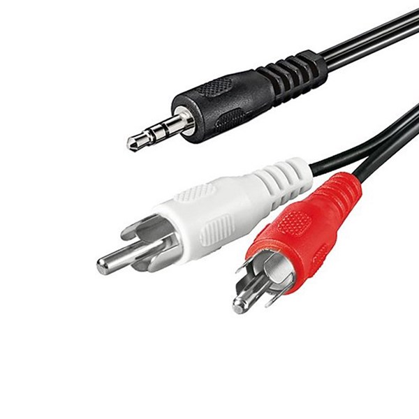 E3871 - Minijack till phono (ingång)