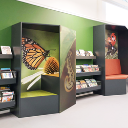 Biofil biblioteksdesign