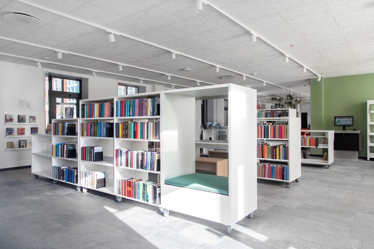 FSC-certifierade Lingo hyllsystem (Lundtofteskolan, Lyngby, Danmark)