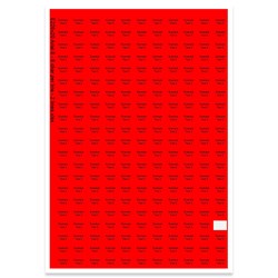E226020 - 2 rader, max 2 x 8 tecken (Arial 8)