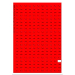 E226013 - 1 rad, max 4 tecken (Arial 14)