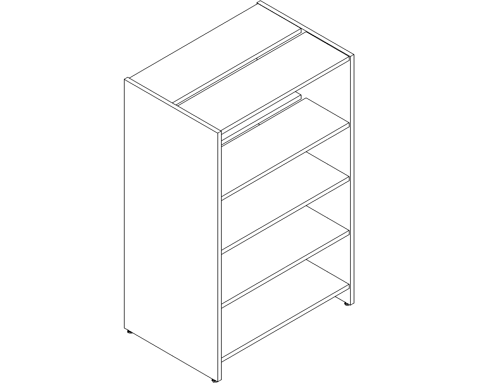 Lingo starter - double-sided - H1520 - D300 - W900 - 3D.dwg