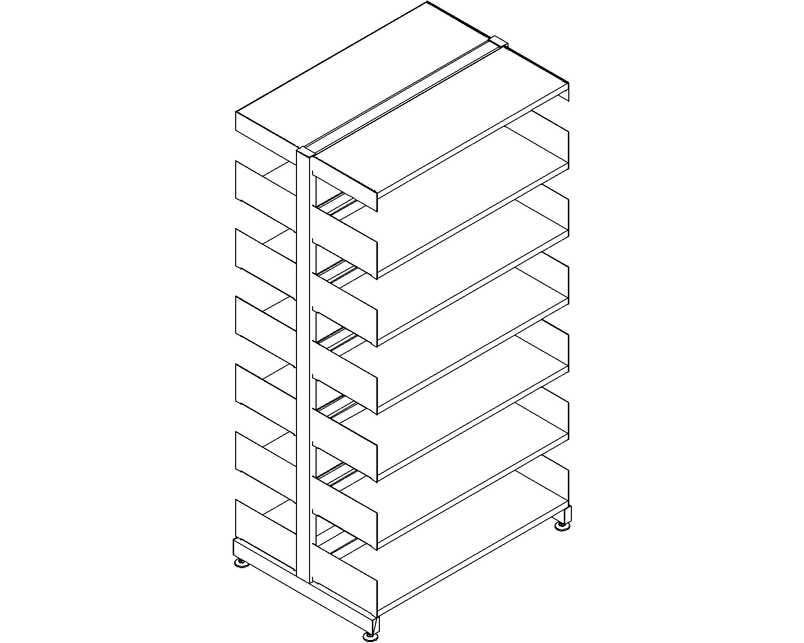 6030 starter - double-sided - H1820 - D300 - W900 - 3D.dwg